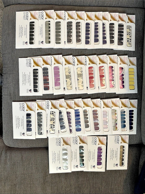 Color Street Other - Color Street Assorted Nail Polish Strips Lot Multicolor-37 packs